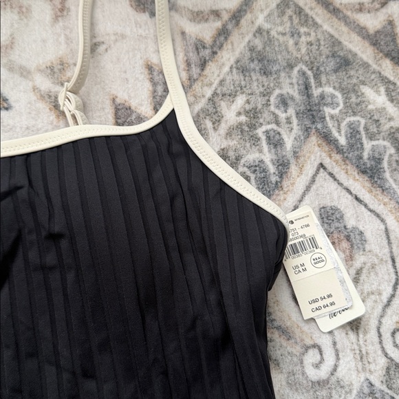 NWT Aerie Black and Cream one piece swimsuit. - Picture 2 of 2
